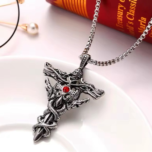 Dragon Wrapped Sword - Picture 2 of 3